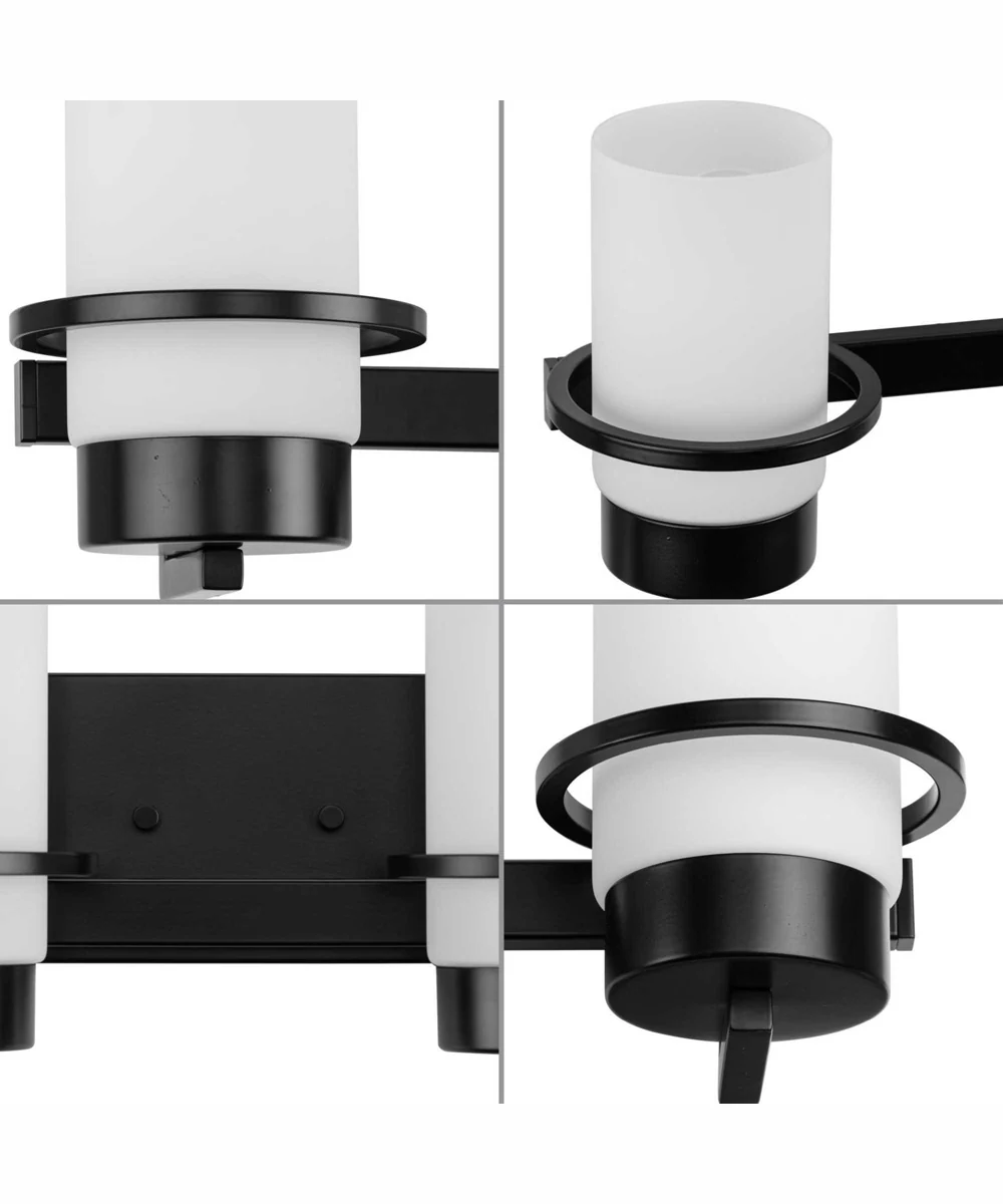 Reiss 4-Light Modern Farmhouse Vanity Light Matte Black - Image 7