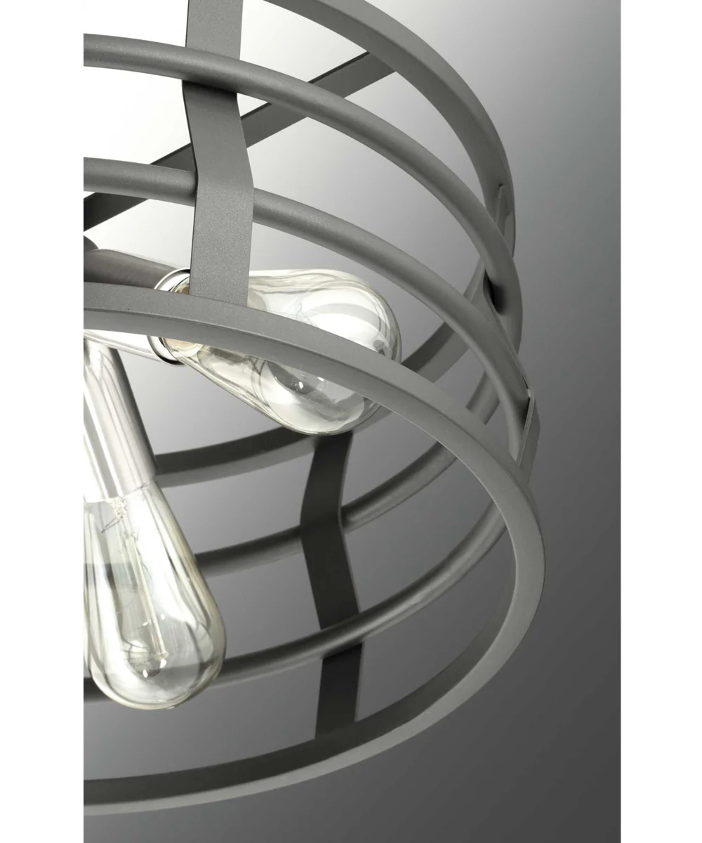 Remix 4-Light Global Pendant Light Graphite - Image 4