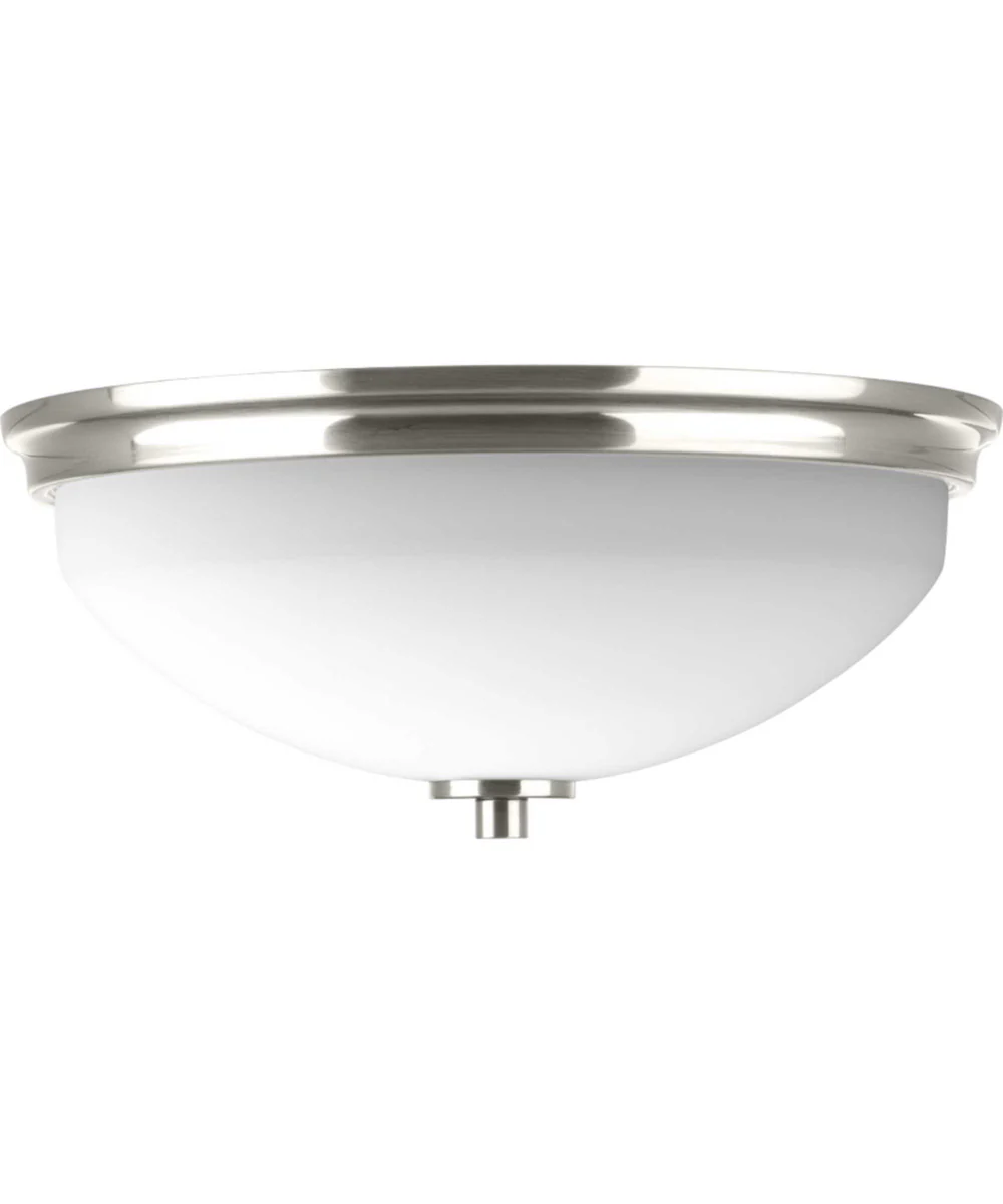 Replay 2-Light 14" Flush Mount Brushed Nickel - Image 2