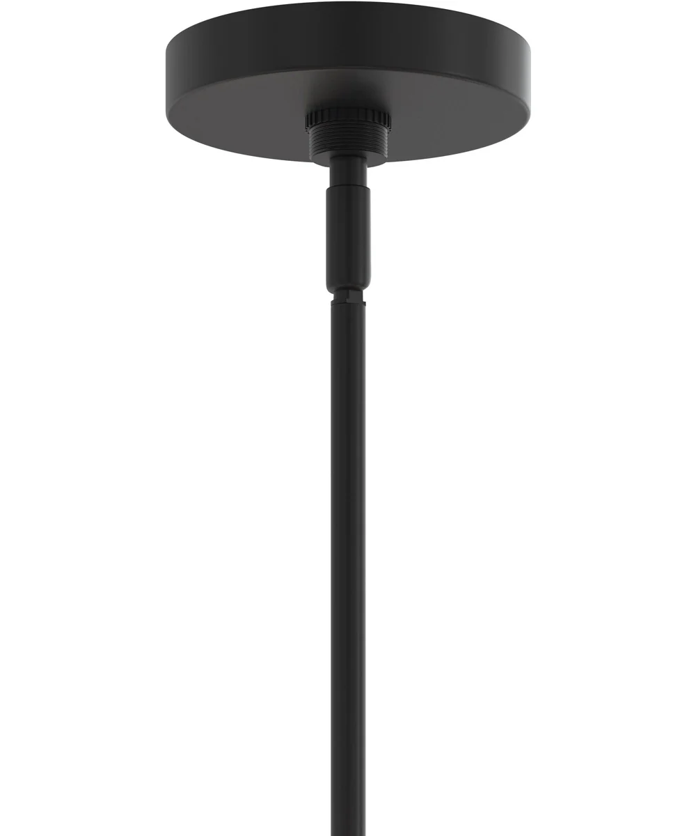 Rigsby 6-Light Medium Chandelier Matte Black - Image 5