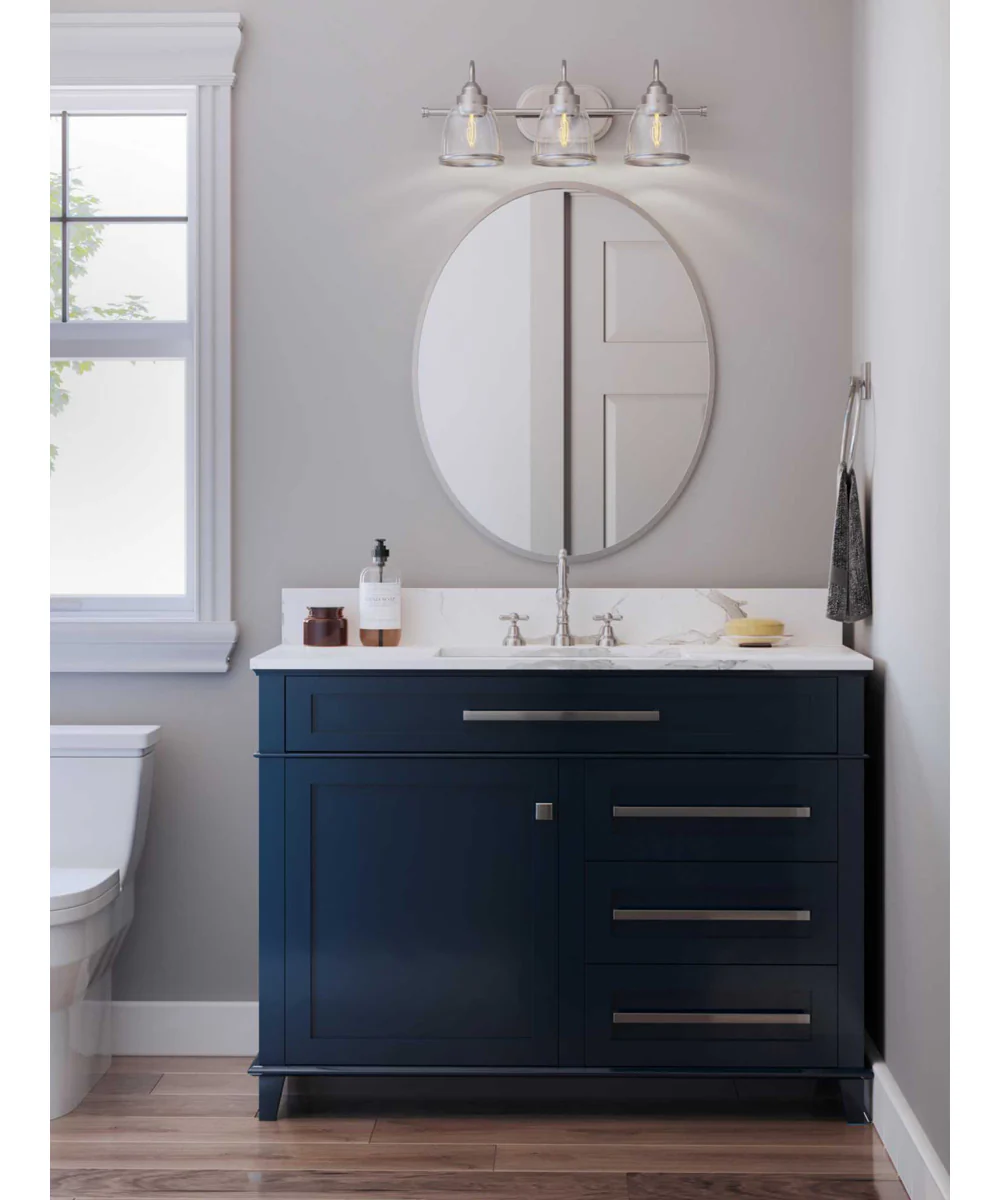 Saluda 3-Light Bath & Vanity Brushed Nickel - Image 2