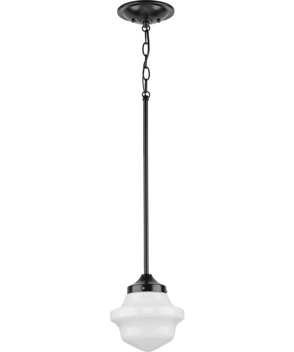 School House 1-Light Mini-Pendant Matte Black - Image 5