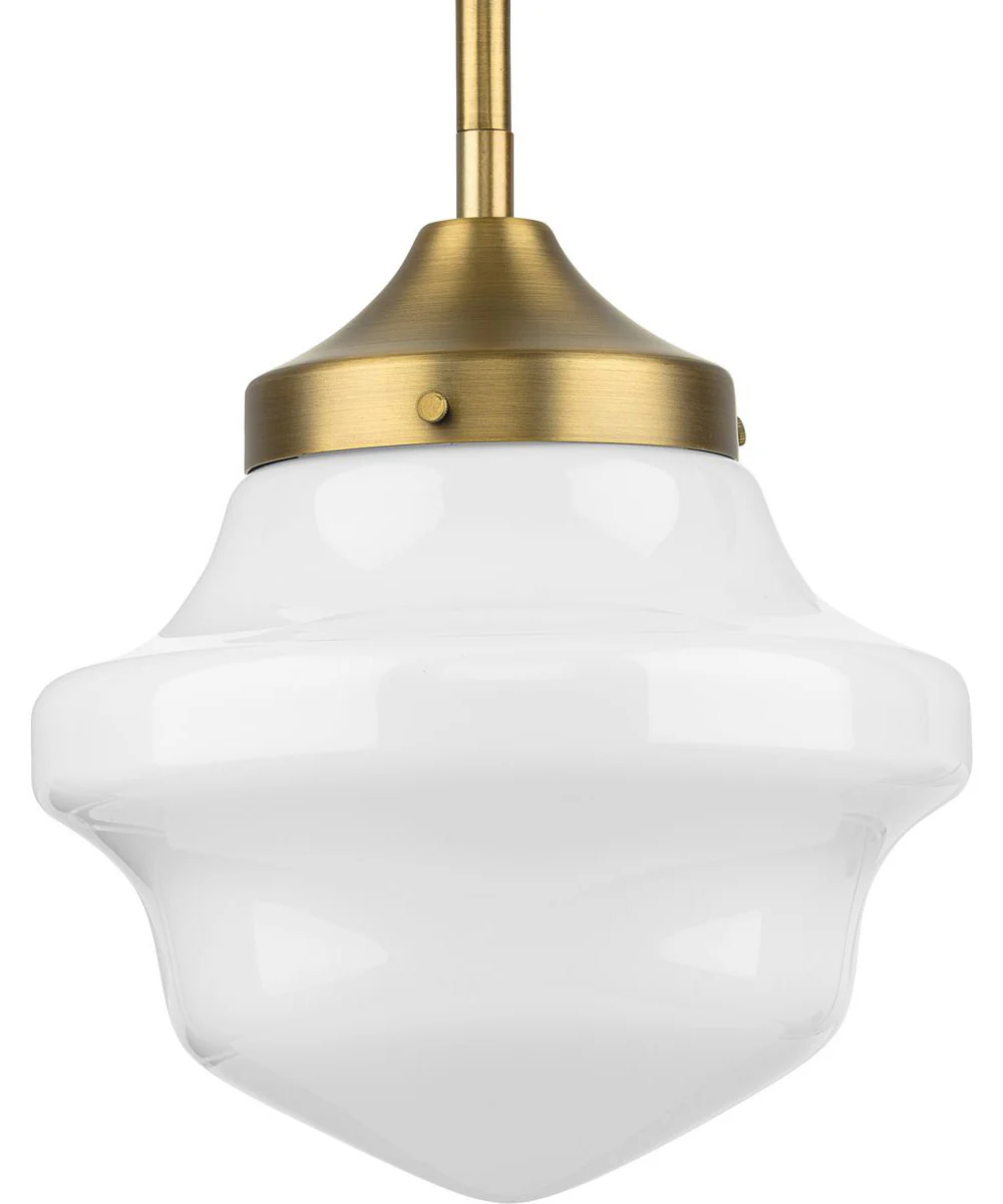 School House 1-Light Mini-Pendant Vintage Brass - Image 6