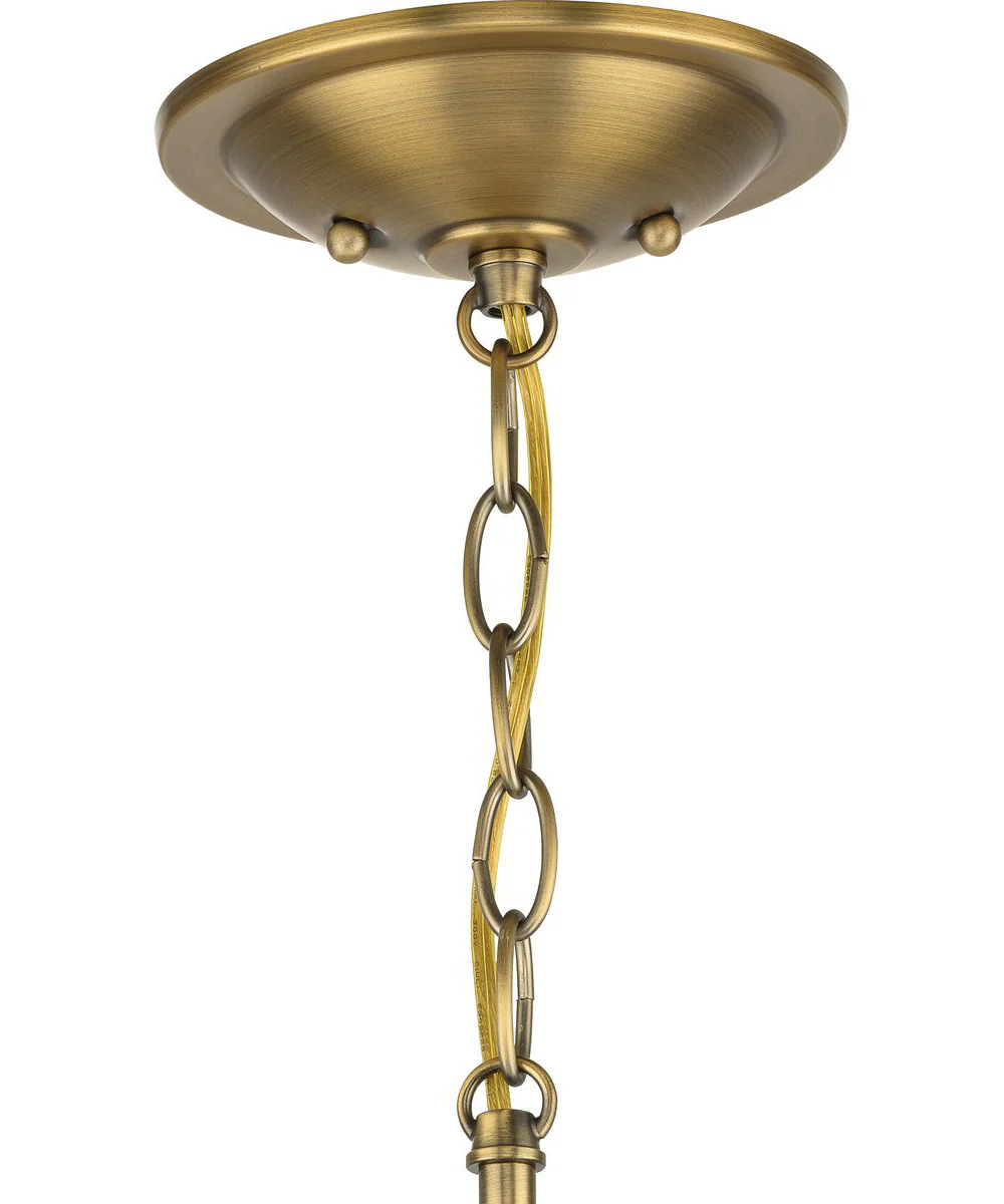 School House 1-Light Mini-Pendant Vintage Brass - Image 8