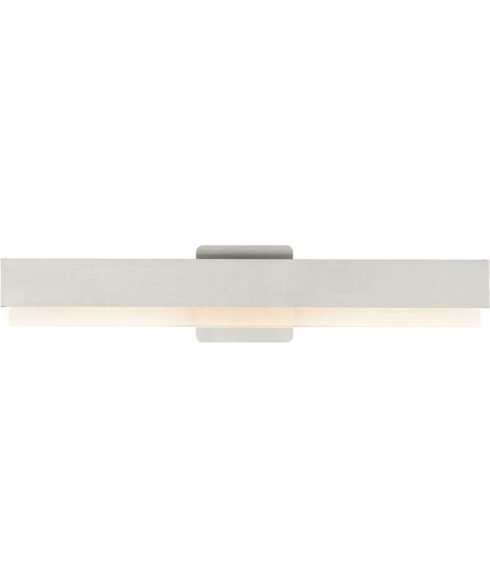 Semblance 24 in. Medium Modern 3CCT Integrated LED Linear Vanity Light Brushed Nickel - Image 5