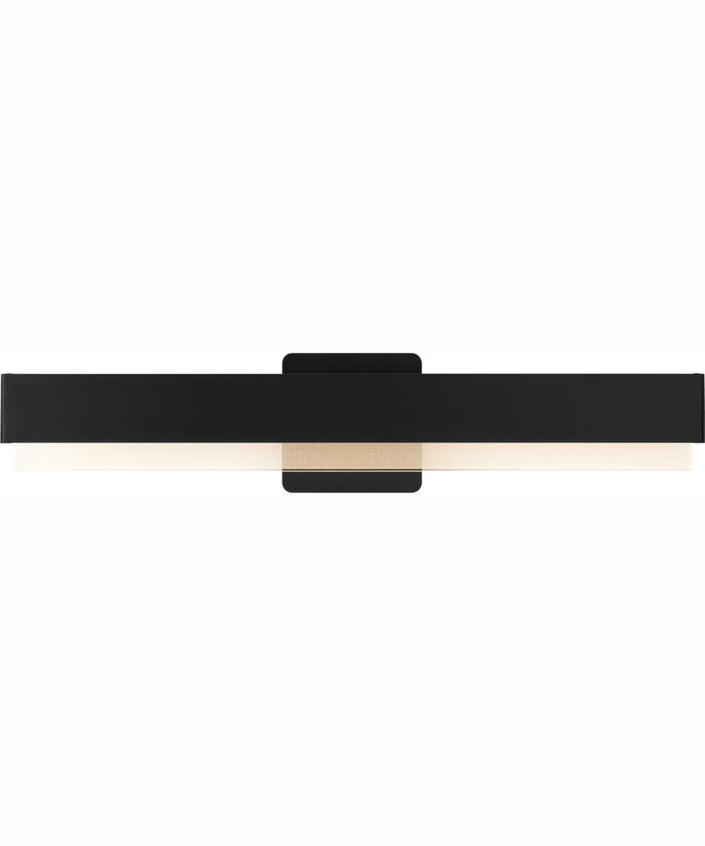Semblance 24 in. Medium Modern 3CCT Integrated LED Linear Vanity Light Matte Black - Image 5