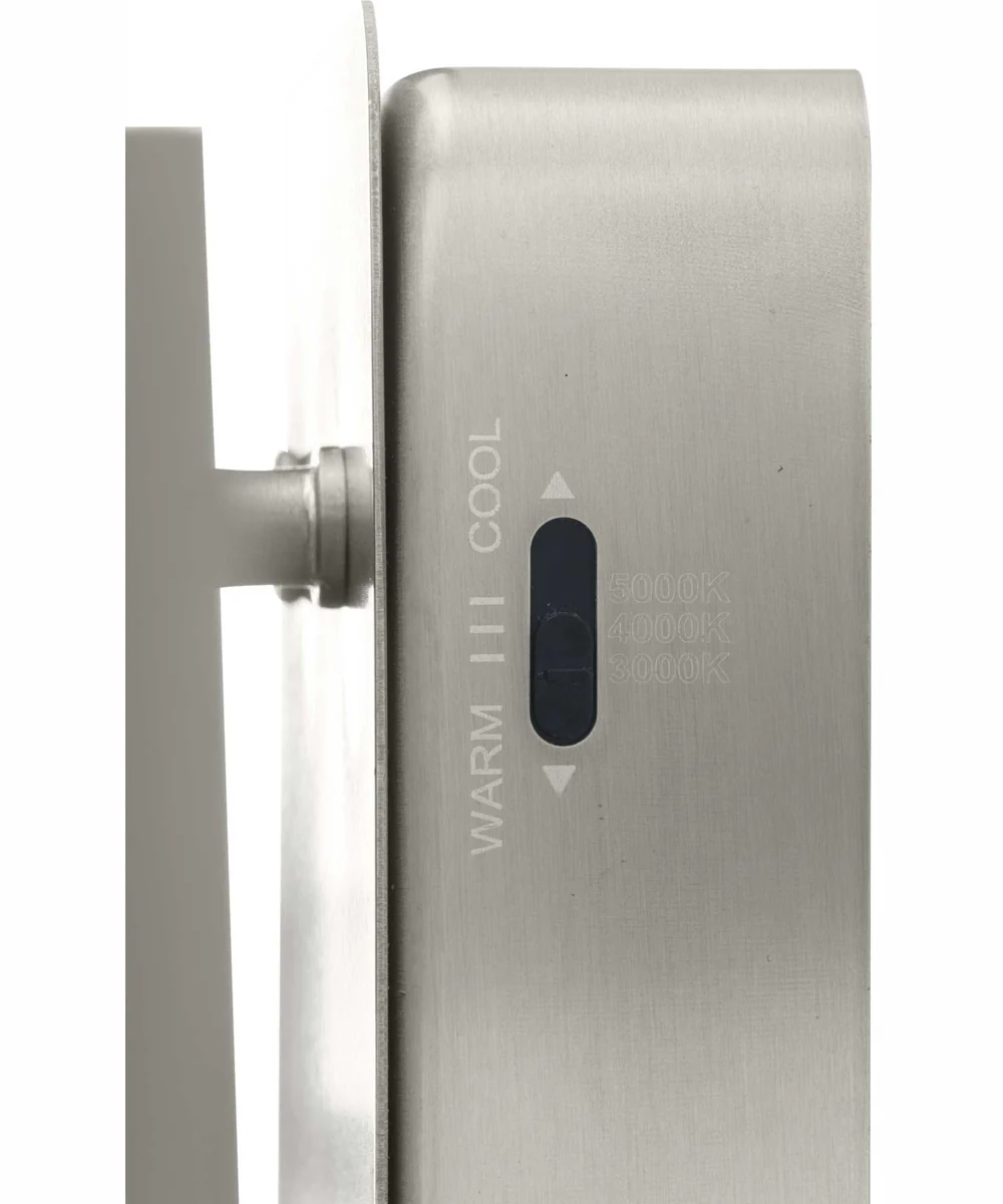 Semblance 32 in. Medium Modern 3CCT Integrated LED Linear Vanity Light Brushed Nickel - Image 5