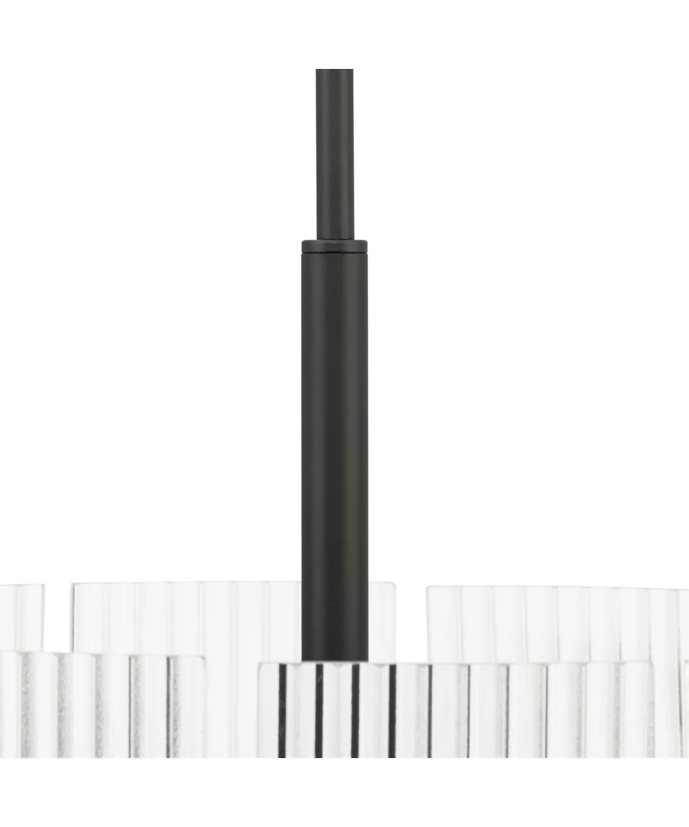 Seville 4-Light Pendant Matte Black - Image 11