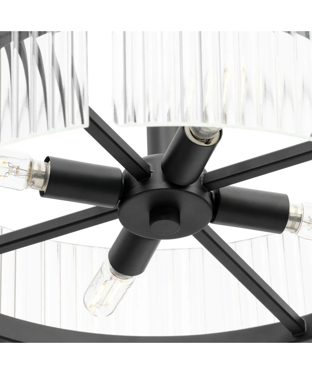 Seville 4-Light Pendant Matte Black - Image 9