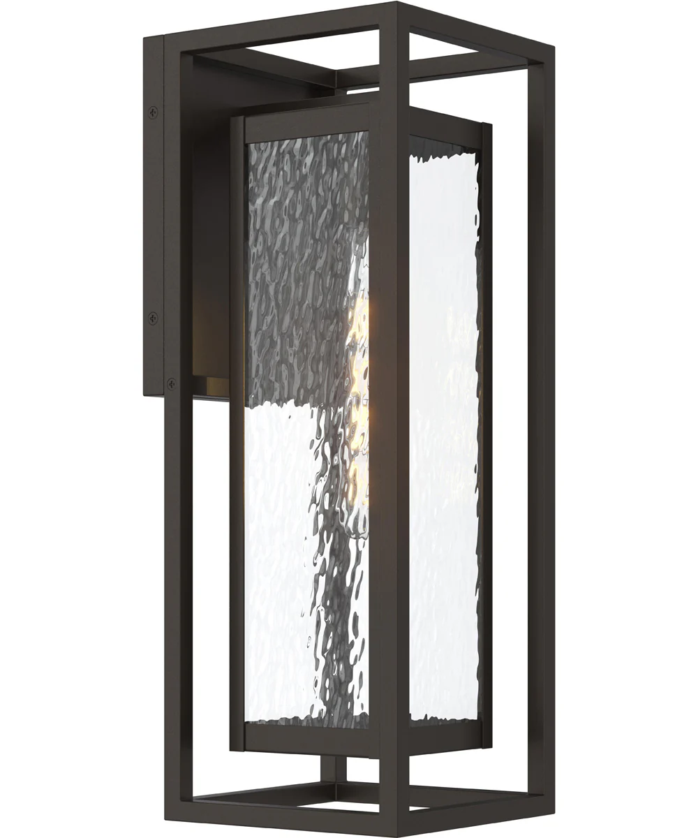 Shaw 19.5 inch 1 Light Outdoor Wall Light with Clear Glass Antique Bronze