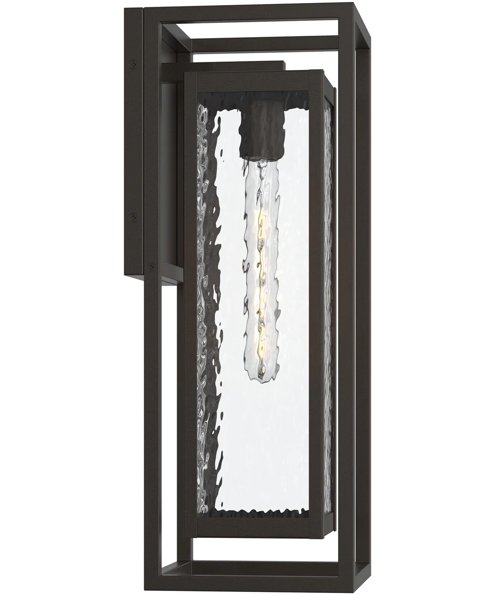 Shaw 19.5 inch 1 Light Outdoor Wall Light with Clear Glass Antique Bronze - Image 6