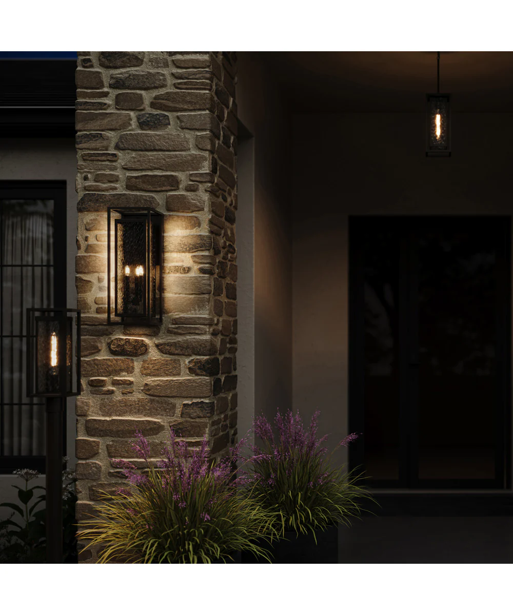 Shaw 25 inch 1 Light Outdoor Wall Light with Clear Glass Antique Bronze - Image 3