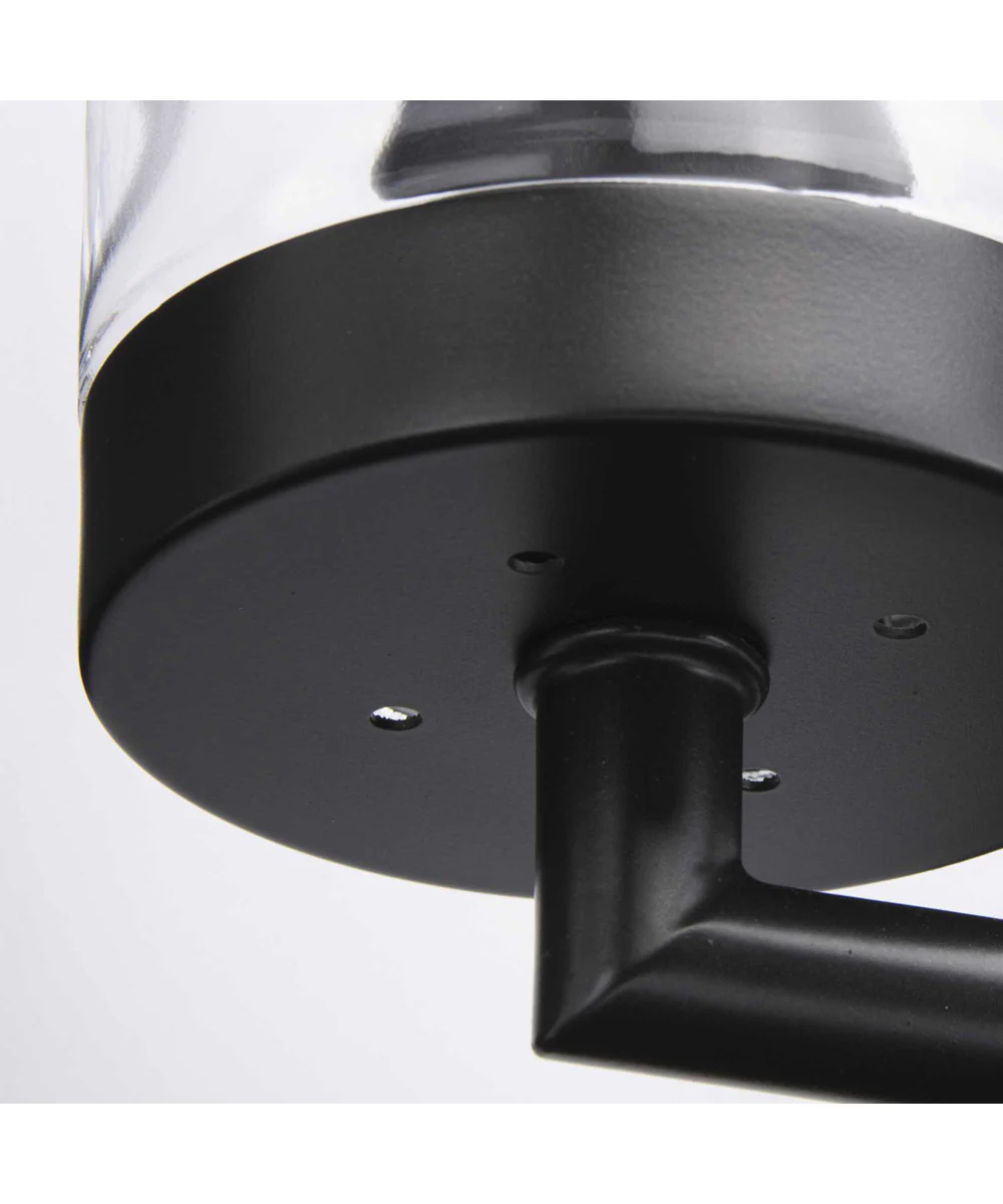 Signal 4-Light Clear Glass Coastal Bath Vanity Light Graphite - Image 6