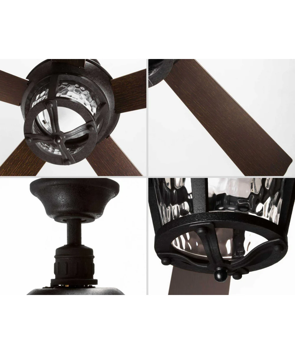 Smyrna Indoor/Outdoor 52" 5-Blade Ceiling Fan Forged Black - Image 9