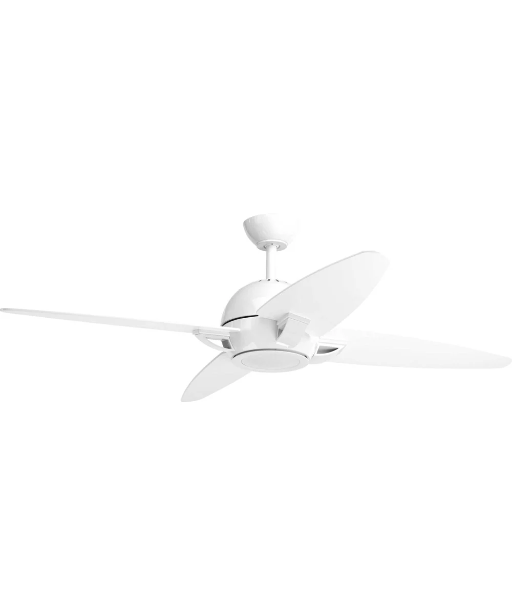 Soar 54" 4 Blade Fan w/ LED Light White