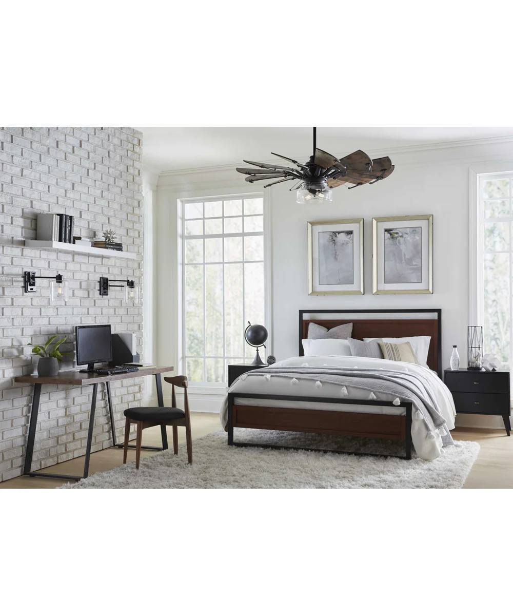 Springer 52-Inch 12-Blade DC Motor Farmhouse Windmill Ceiling Fan Architectural Bronze - Image 4