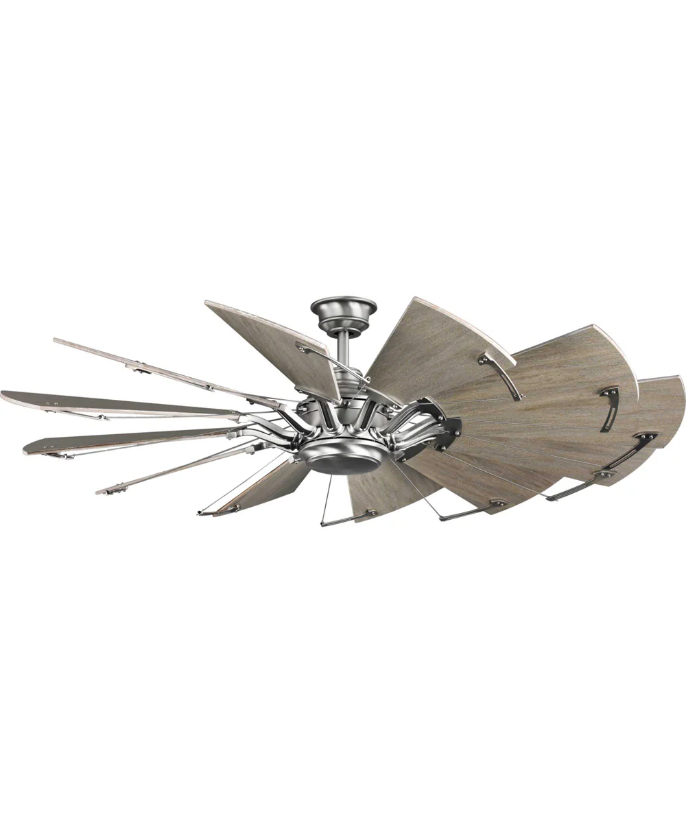 Springer 60" 12-Blade 60" Ceiling Fan Antique Nickel