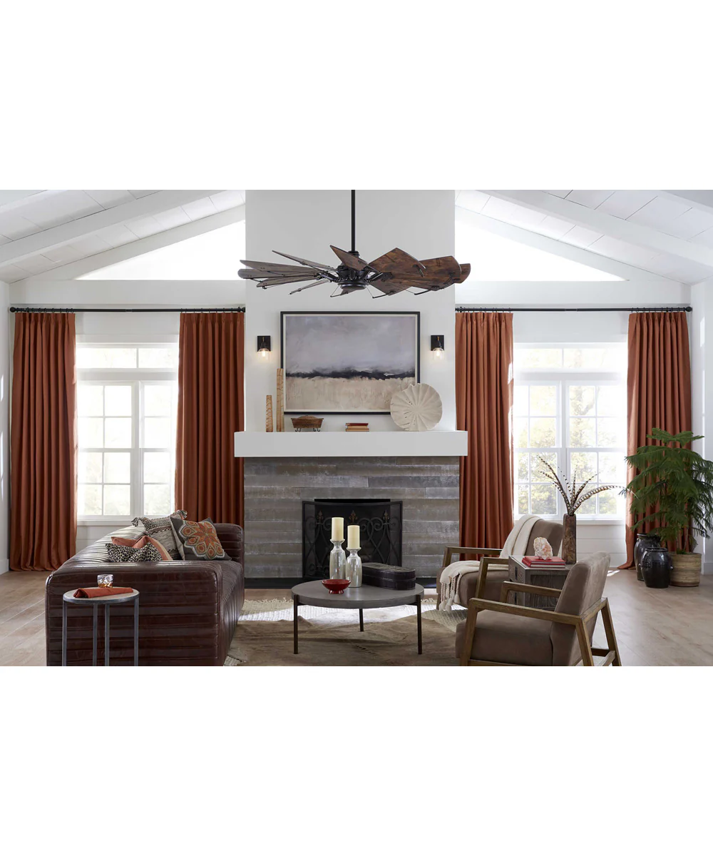 Springer 60" 12-Blade 60" Ceiling Fan Architectural Bronze - Image 4