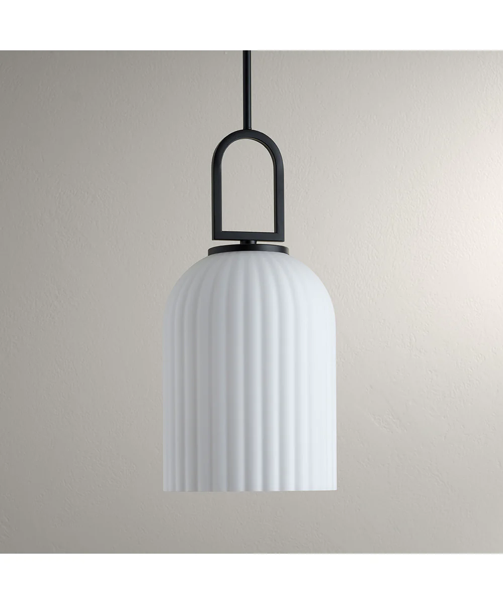 Stanza 1-Light Pendant Light Matte Black