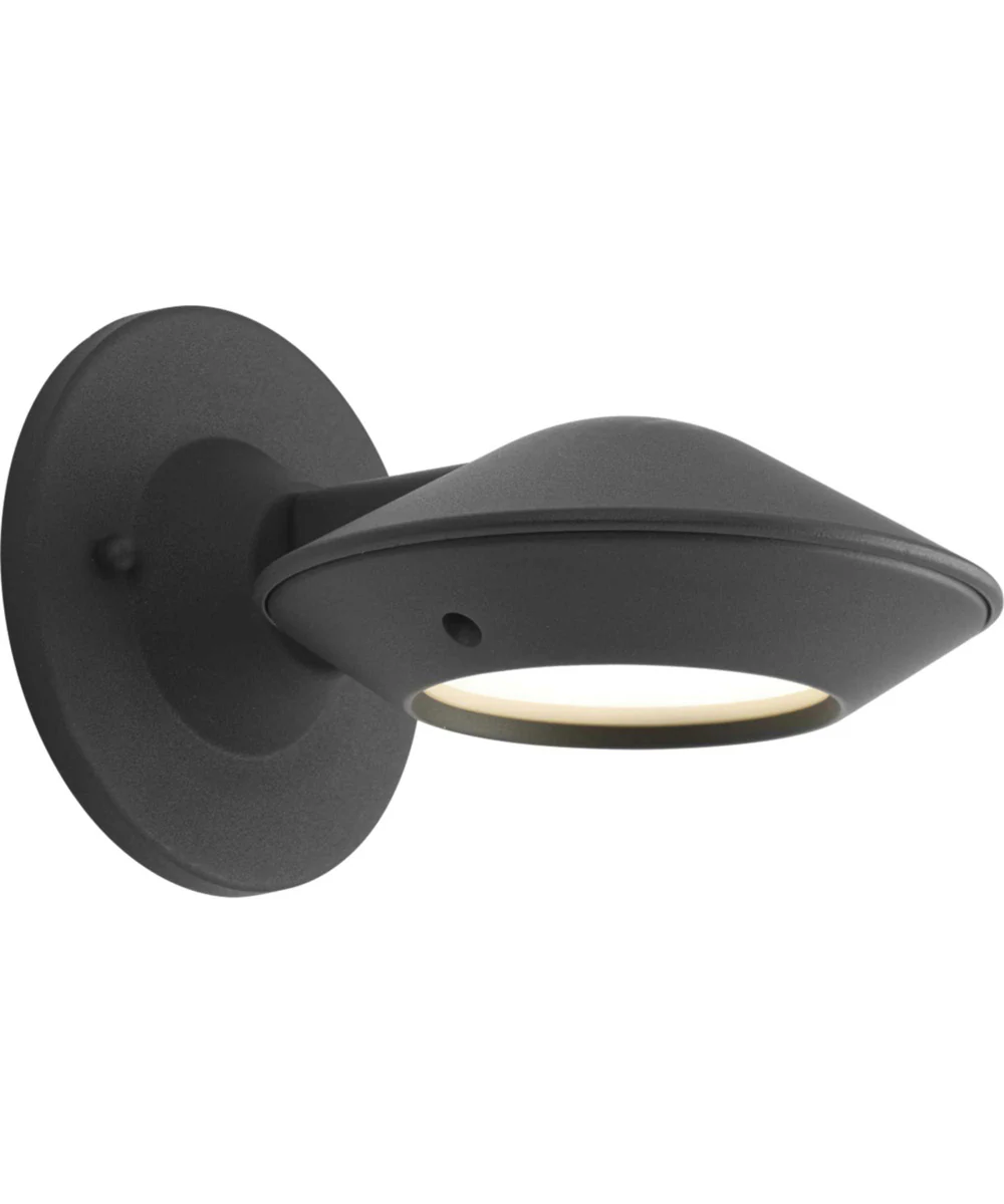 Strata LED Wall Lantern Black - Image 2