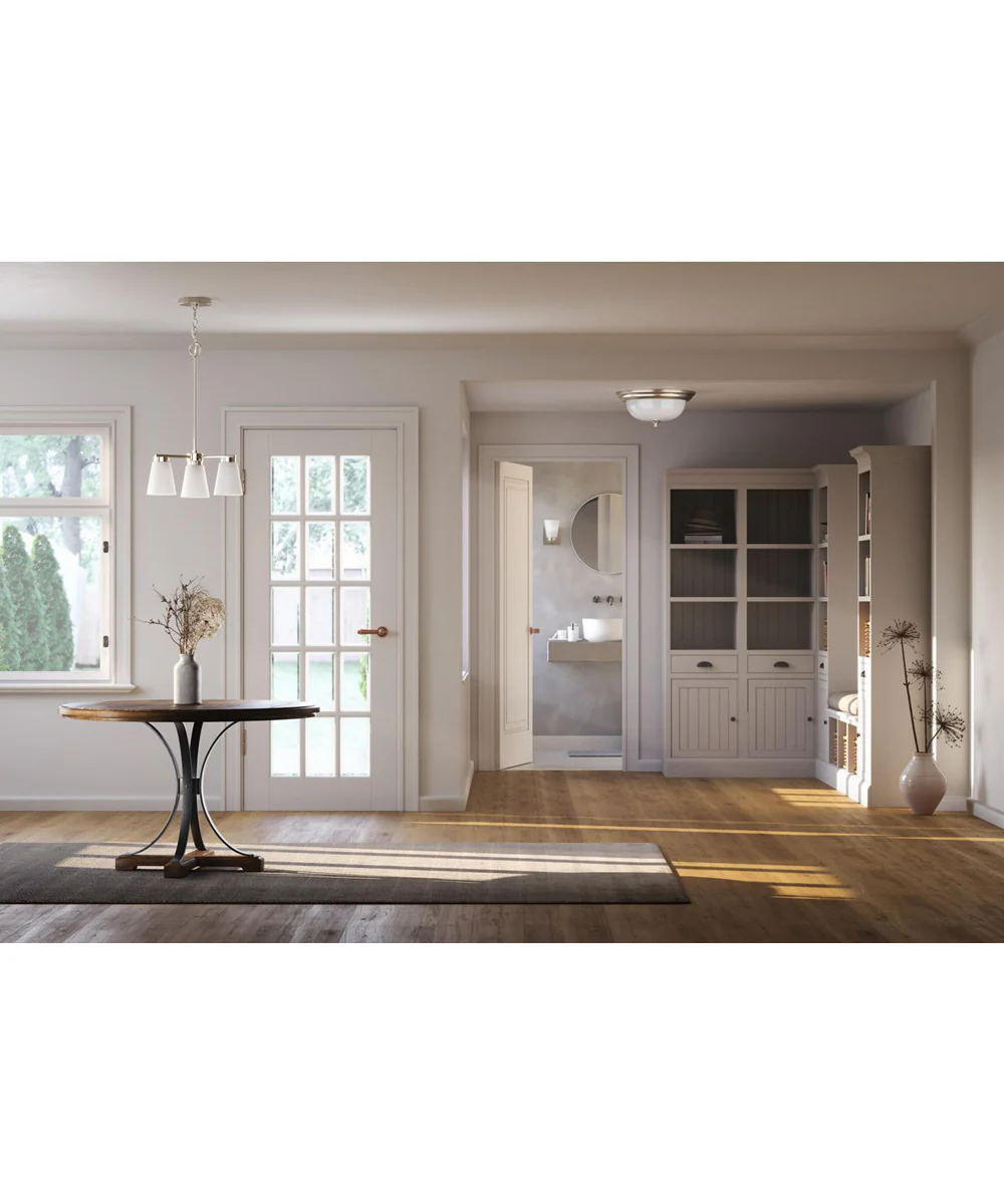 Tanner 3-Light Chandelier Brushed Nickel - Image 2