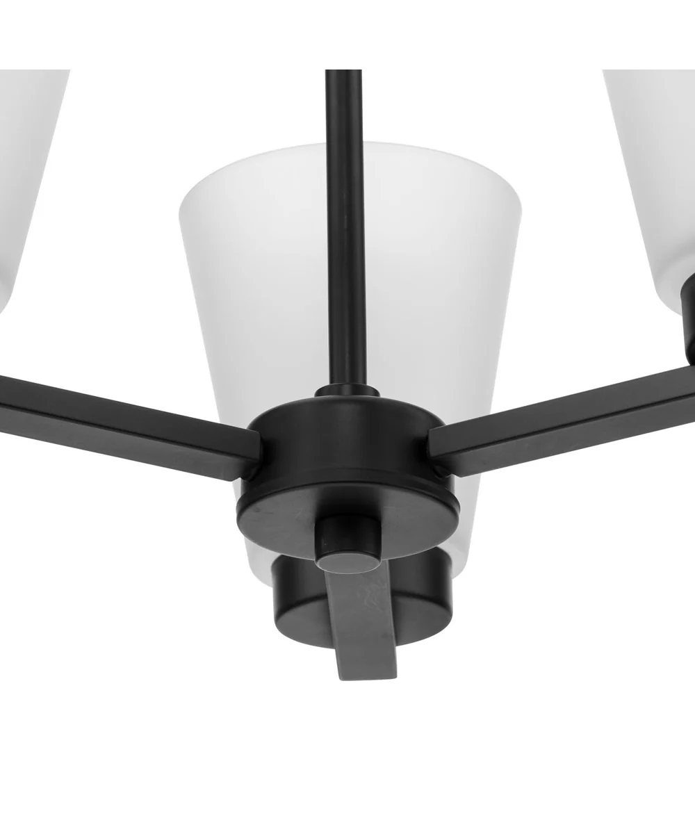 Tanner 3-Light Chandelier Matte Black - Image 10