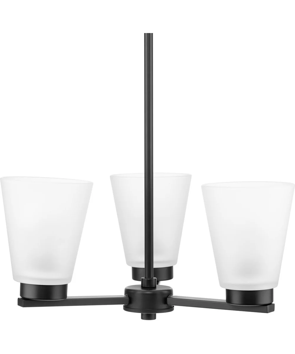 Tanner 3-Light Chandelier Matte Black - Image 12