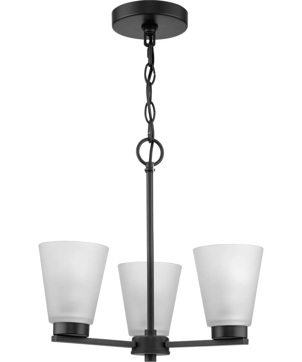 Tanner 3-Light Chandelier Matte Black - Image 6