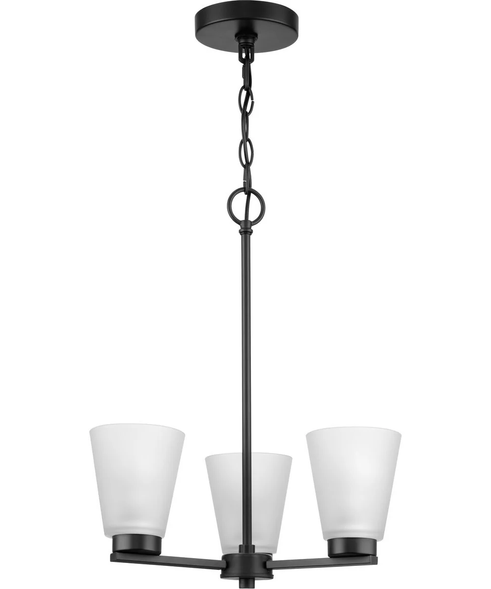 Tanner 3-Light Chandelier Matte Black - Image 8