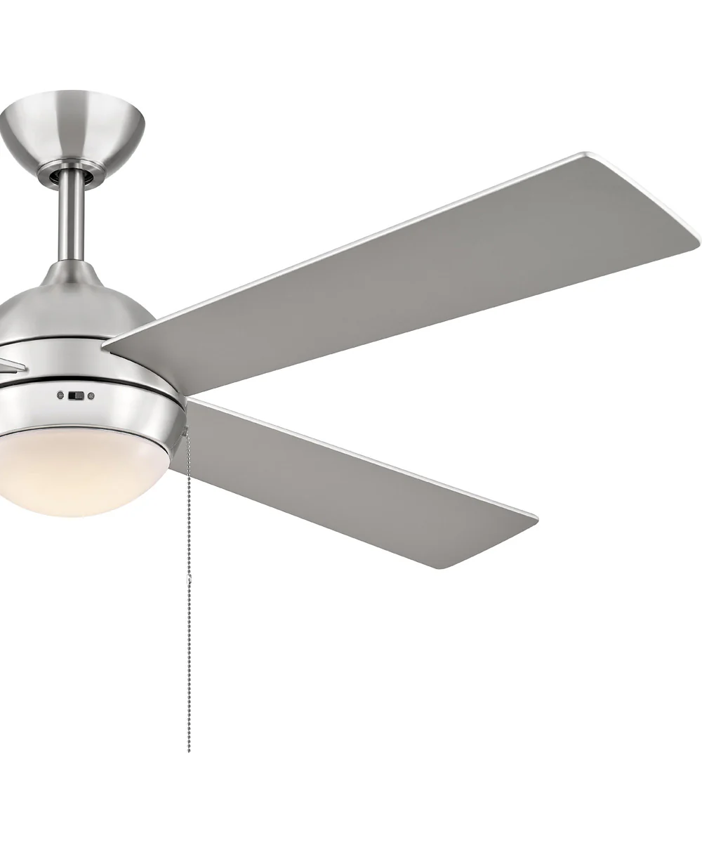 Tavo 52-in. 4-Blade LED Modern Ceiling Fan Brushed Nickel - Image 10