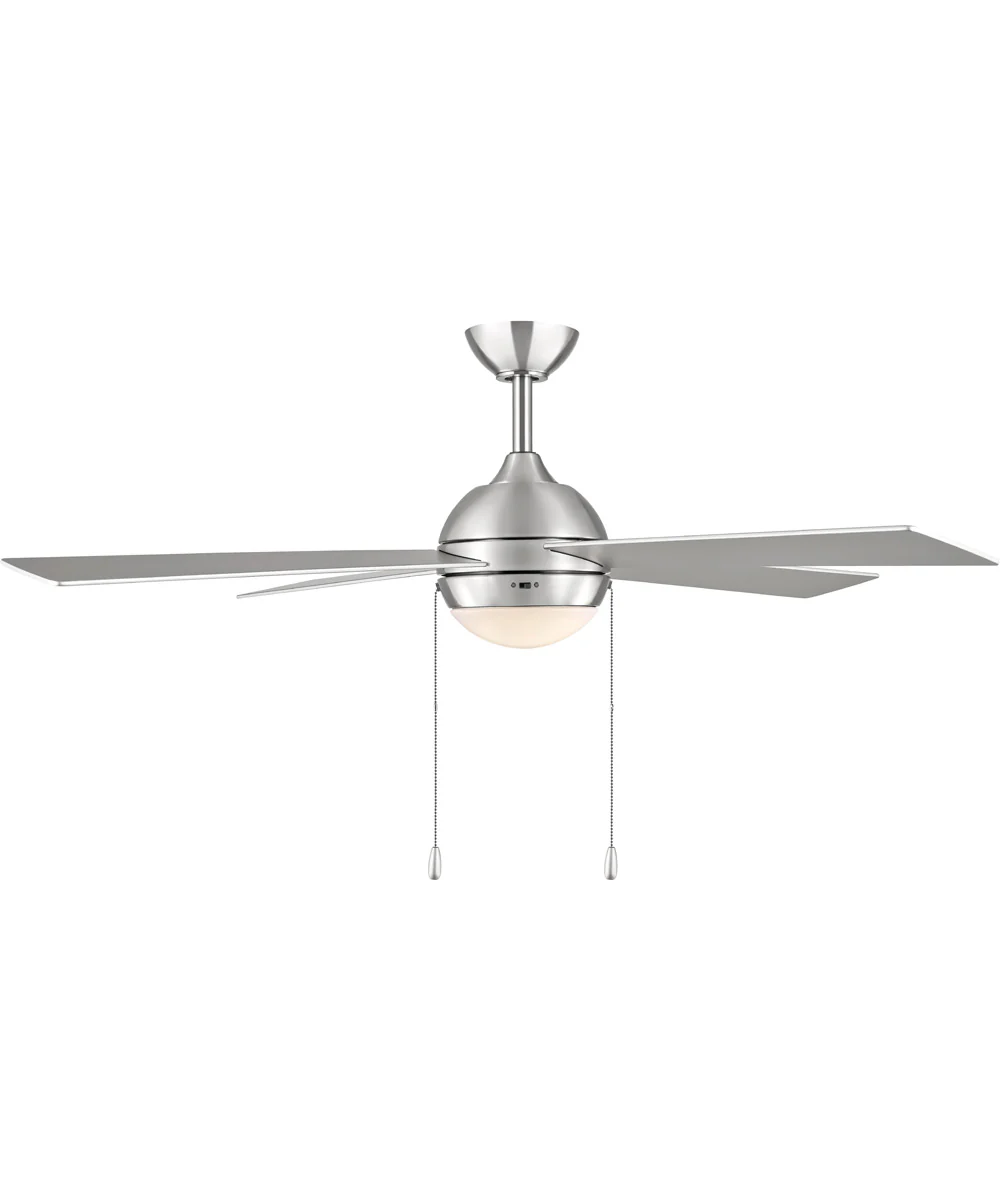 Tavo 52-in. 4-Blade LED Modern Ceiling Fan Brushed Nickel - Image 7