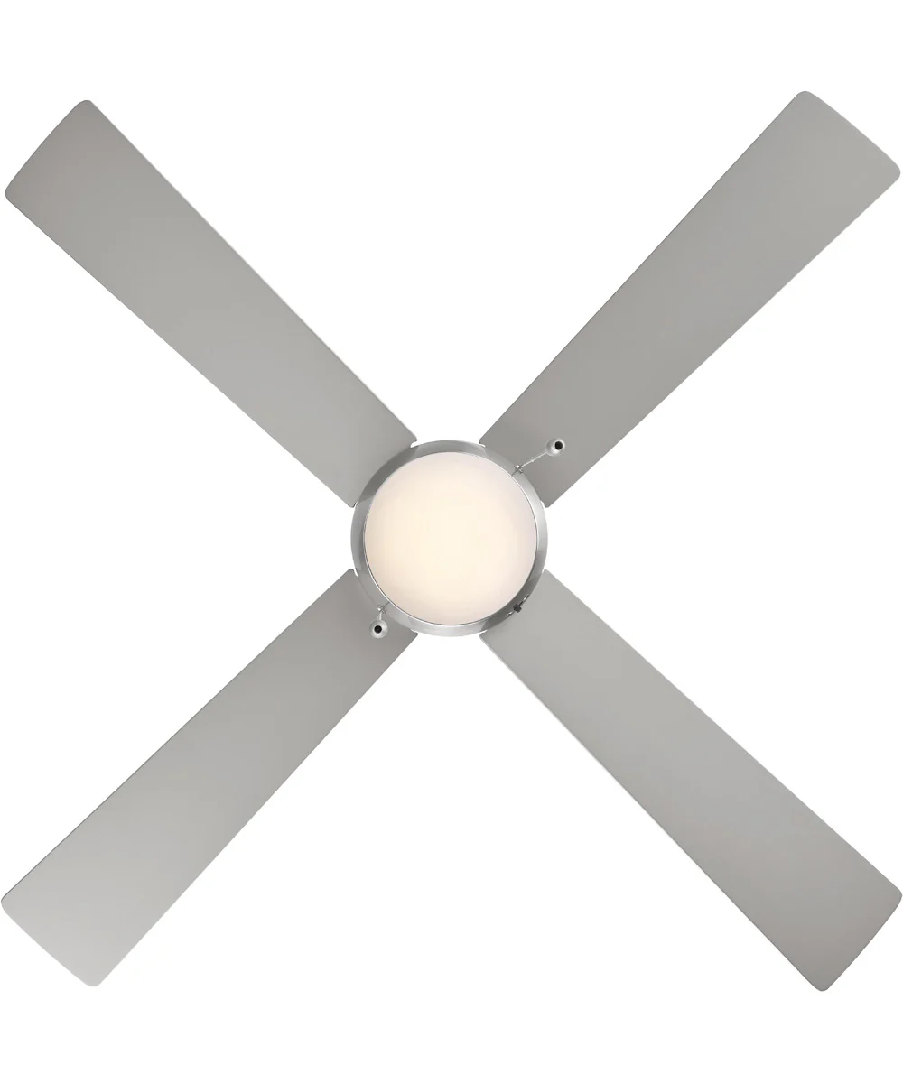 Tavo 52-in. 4-Blade LED Modern Ceiling Fan Brushed Nickel - Image 9