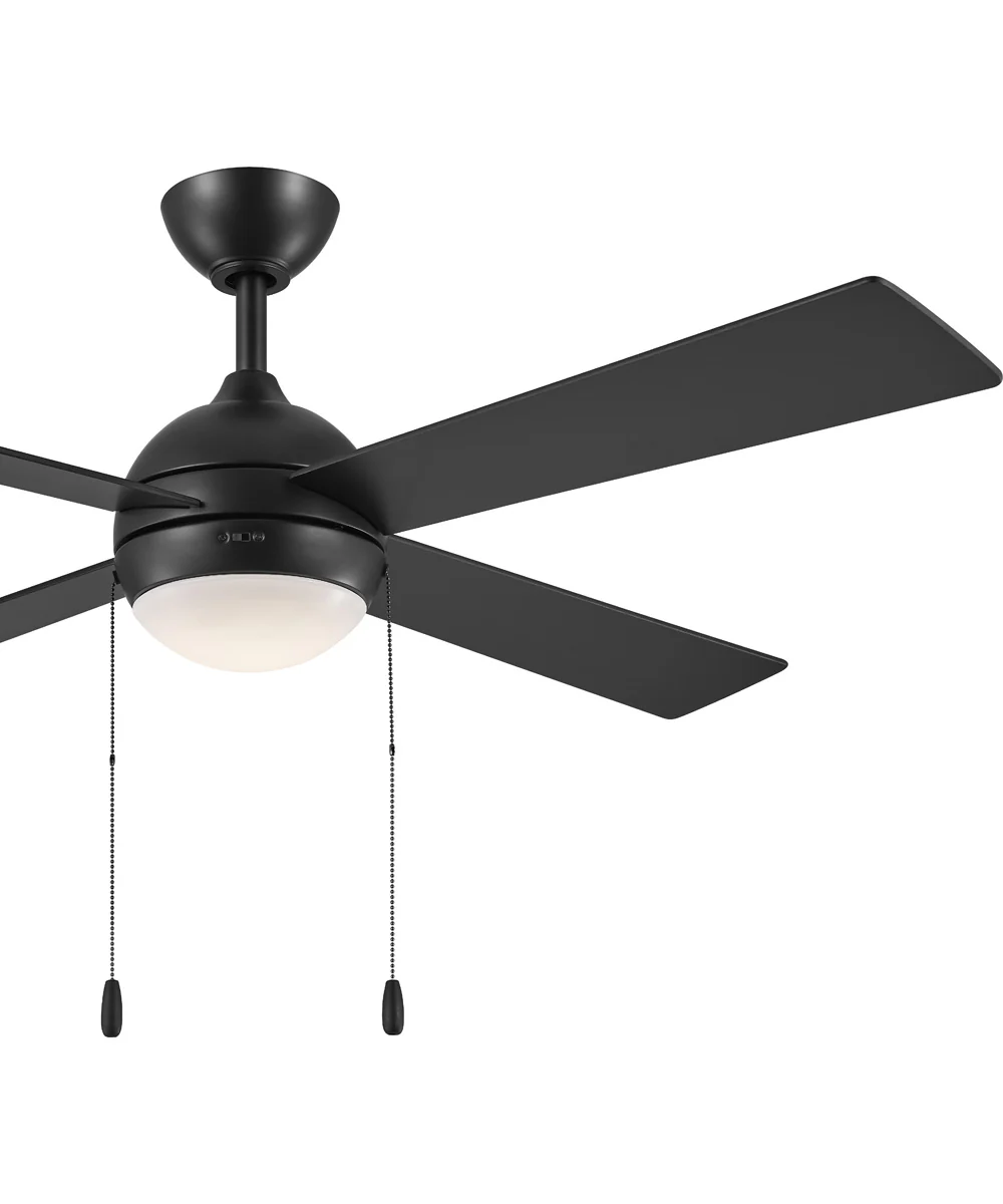 Tavo 52-in. 4-Blade LED Modern Ceiling Fan Matte Black - Image 10