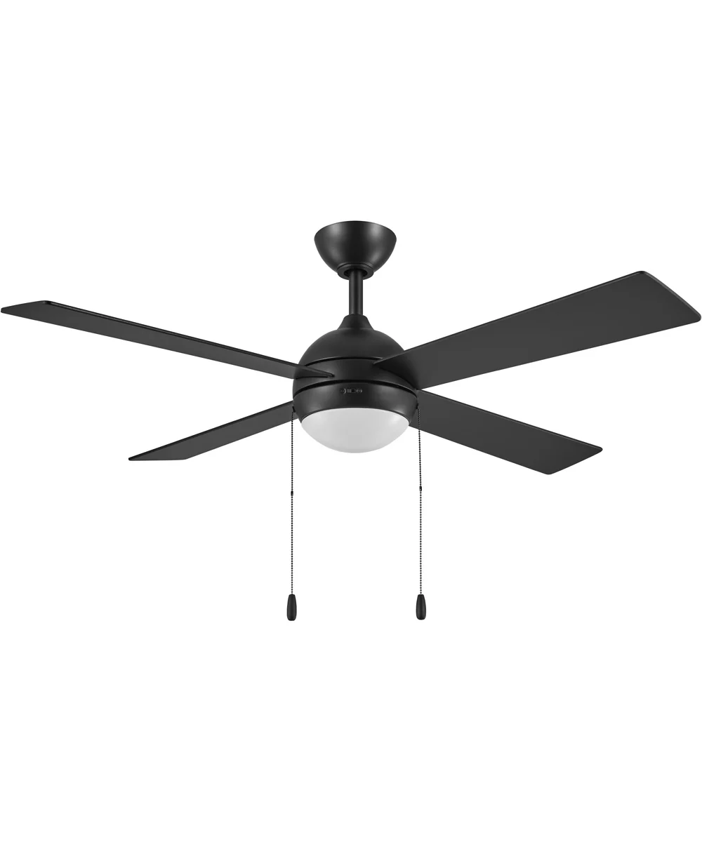 Tavo 52-in. 4-Blade LED Modern Ceiling Fan Matte Black - Image 5