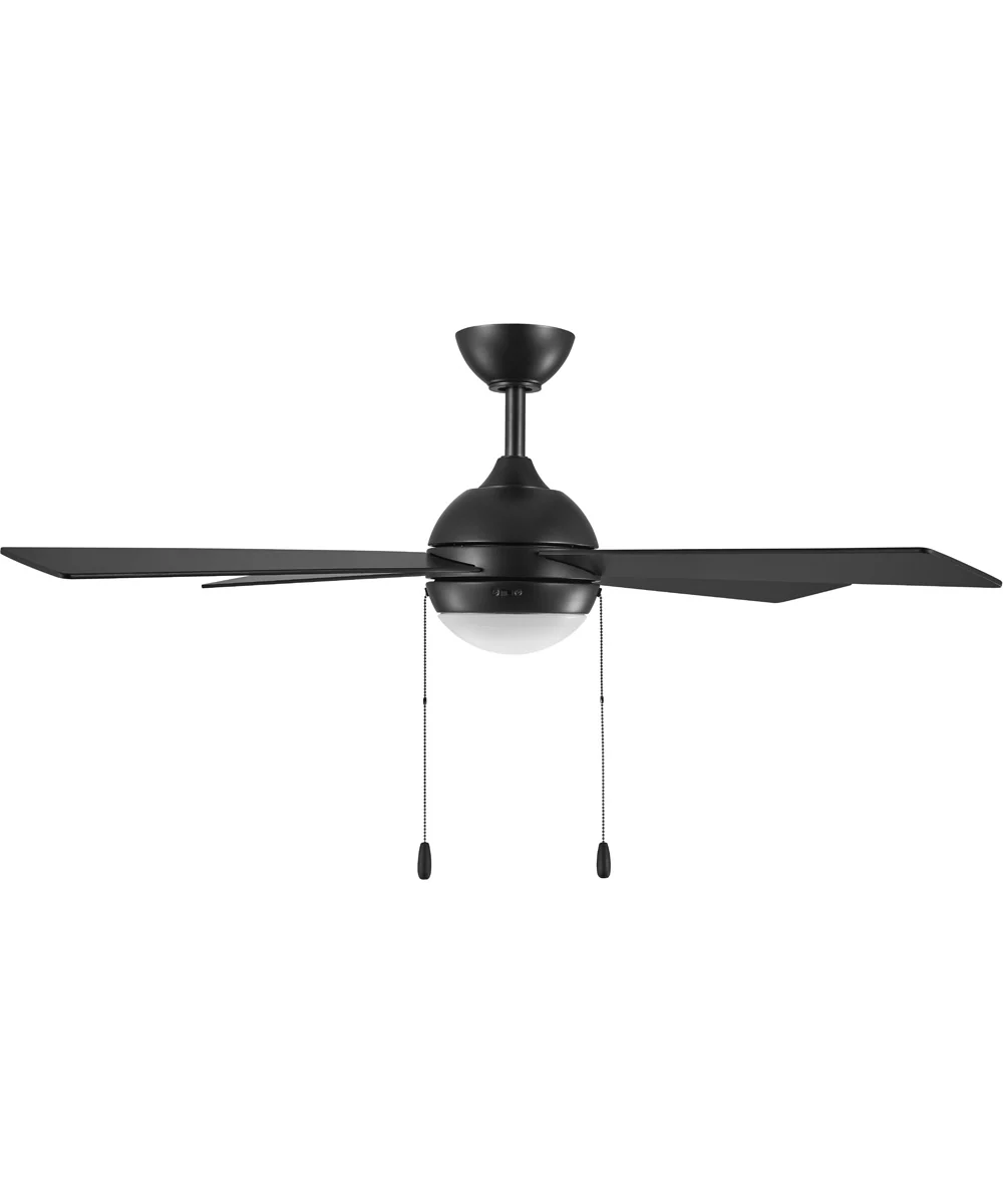 Tavo 52-in. 4-Blade LED Modern Ceiling Fan Matte Black - Image 6