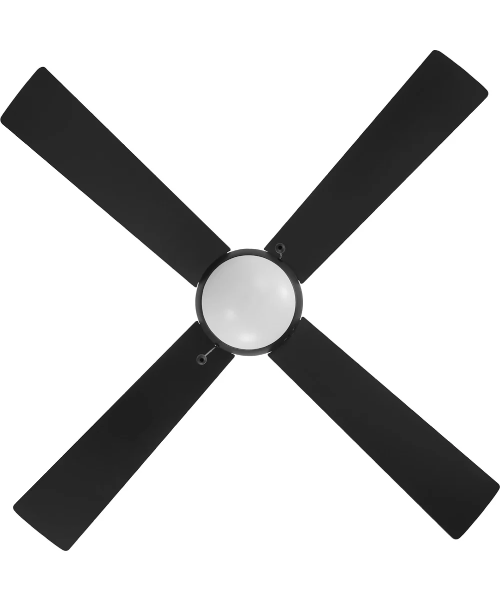 Tavo 52-in. 4-Blade LED Modern Ceiling Fan Matte Black - Image 8