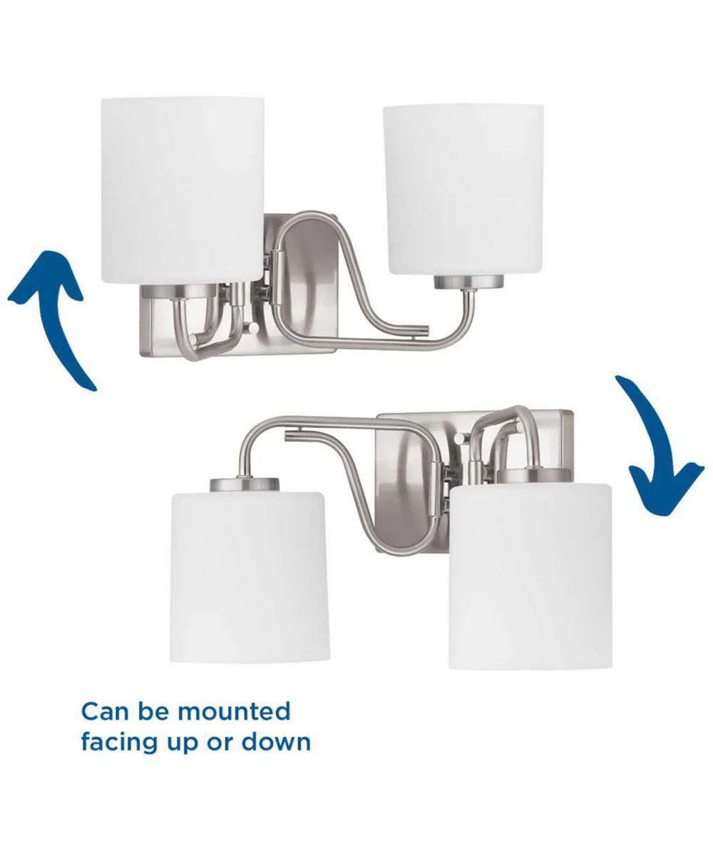 Tobin 2-Light Bath & Vanity Brushed Nickel - Image 8
