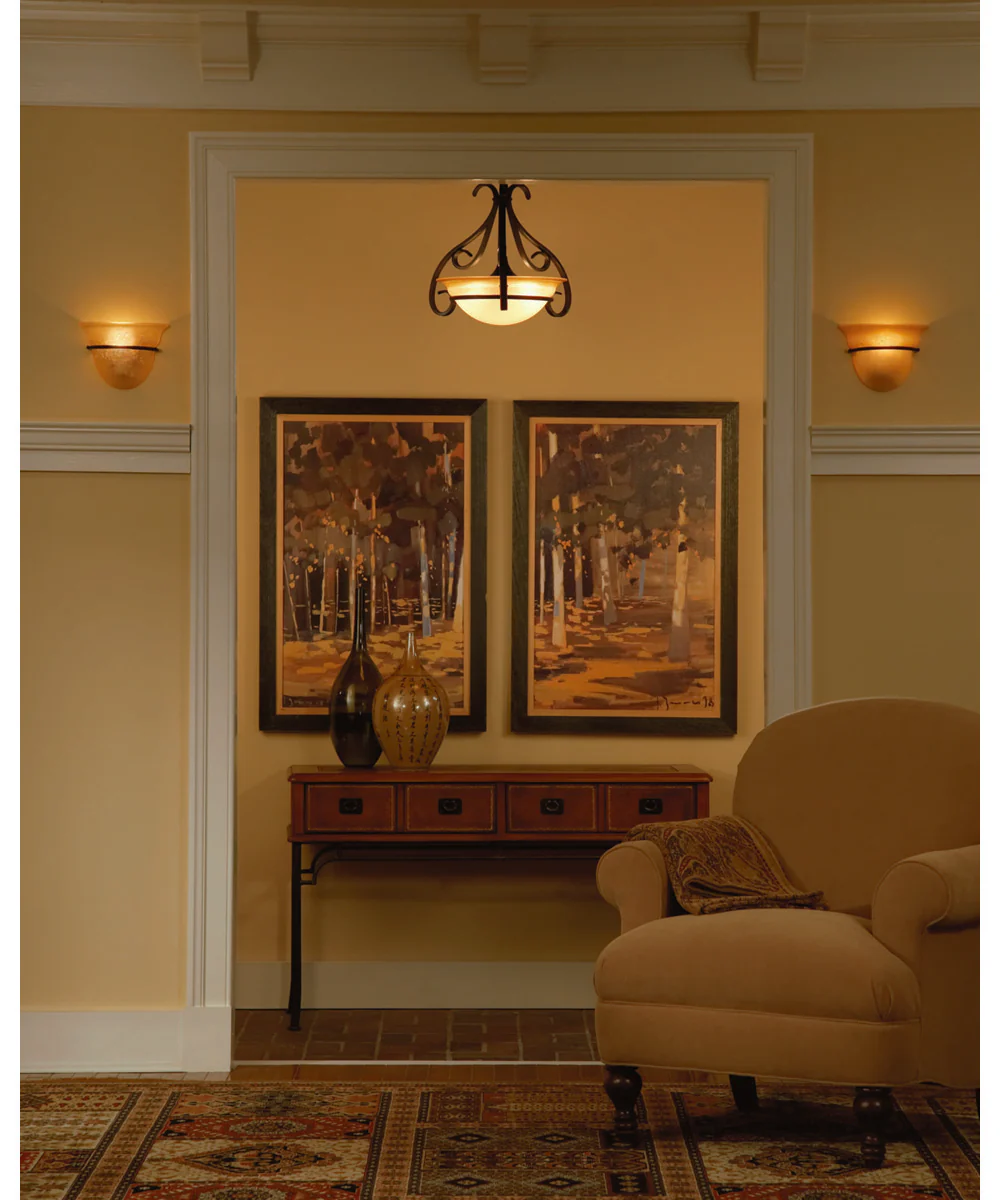 Torino 3-Light Foyer Pendant Forged Bronze - Image 2