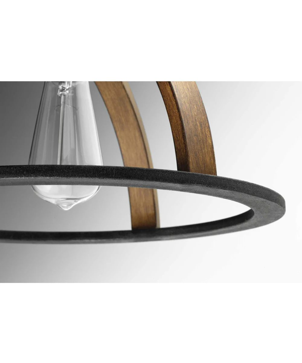 Trestle 4-Light Farmhouse Chandelier Light Gilded Iron - Image 4