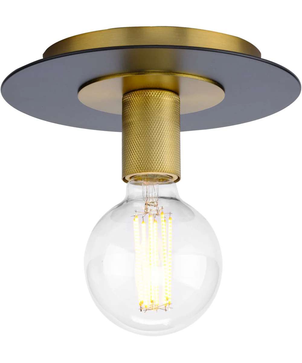 Trimble 1-Light 8" Flush Mount Brushed Bronze