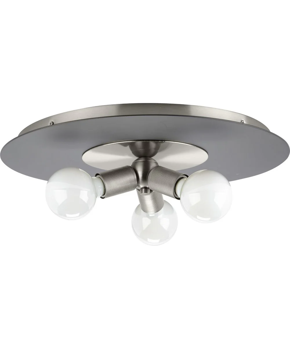 Trimble 3-Light 18" Flush Mount Brushed Nickel - Image 5