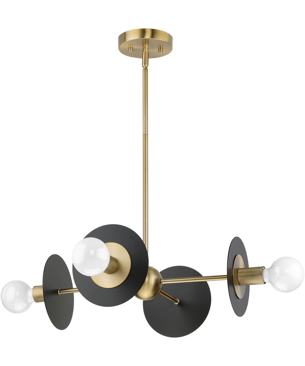 Trimble 4-Light Chandelier Brushed Bronze - Image 5