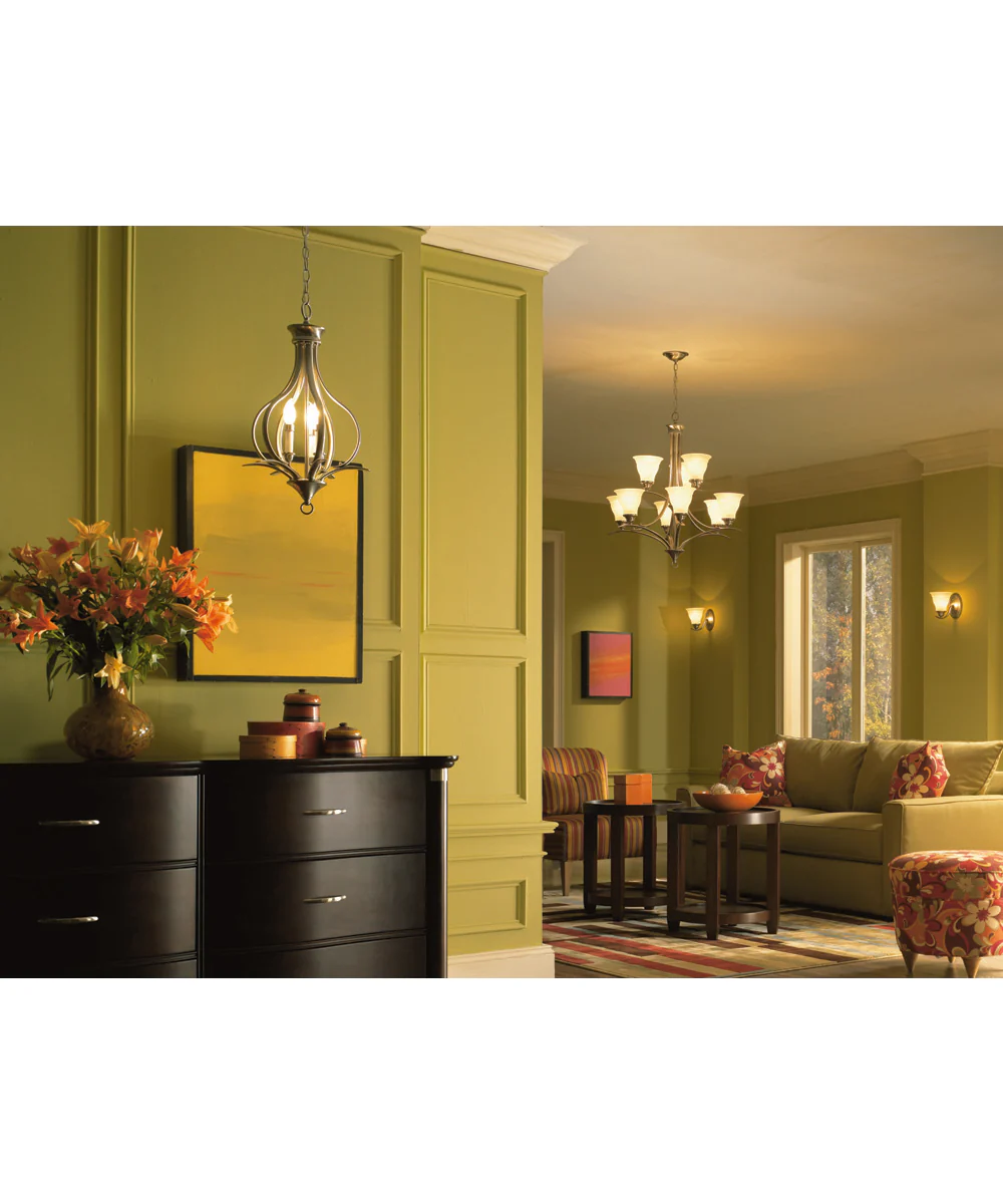 Trinity 2-Light Foyer Pendant Brushed Nickel - Image 2