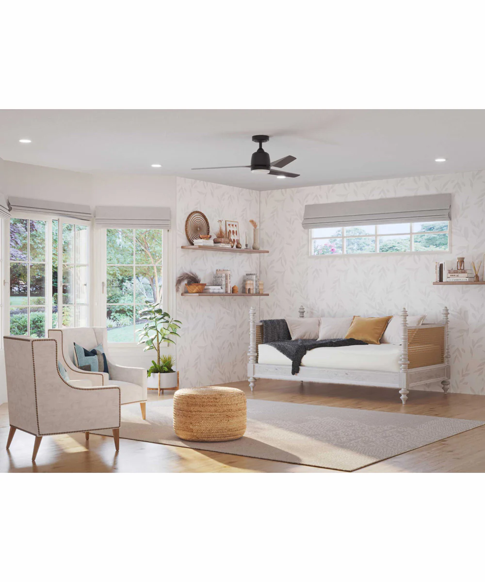 Upshur 52" Indoor/Outdoor Transitional Ceiling Fan with LED Light Kit Antique Bronze - Image 2