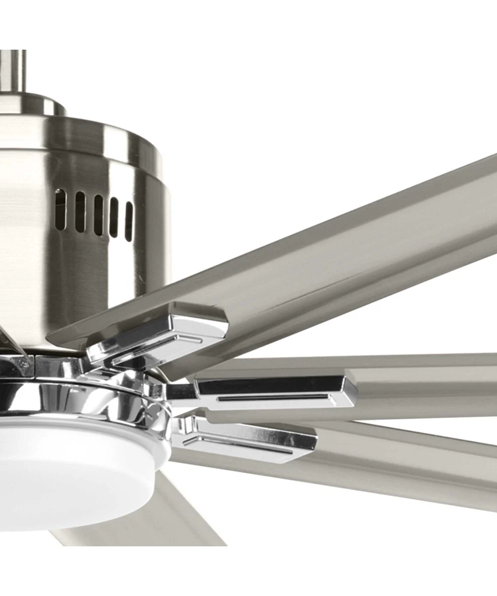 Vast 72" 18W LED Indoor/Outdoor 8-Blade Fan Brushed Nickel - Image 10