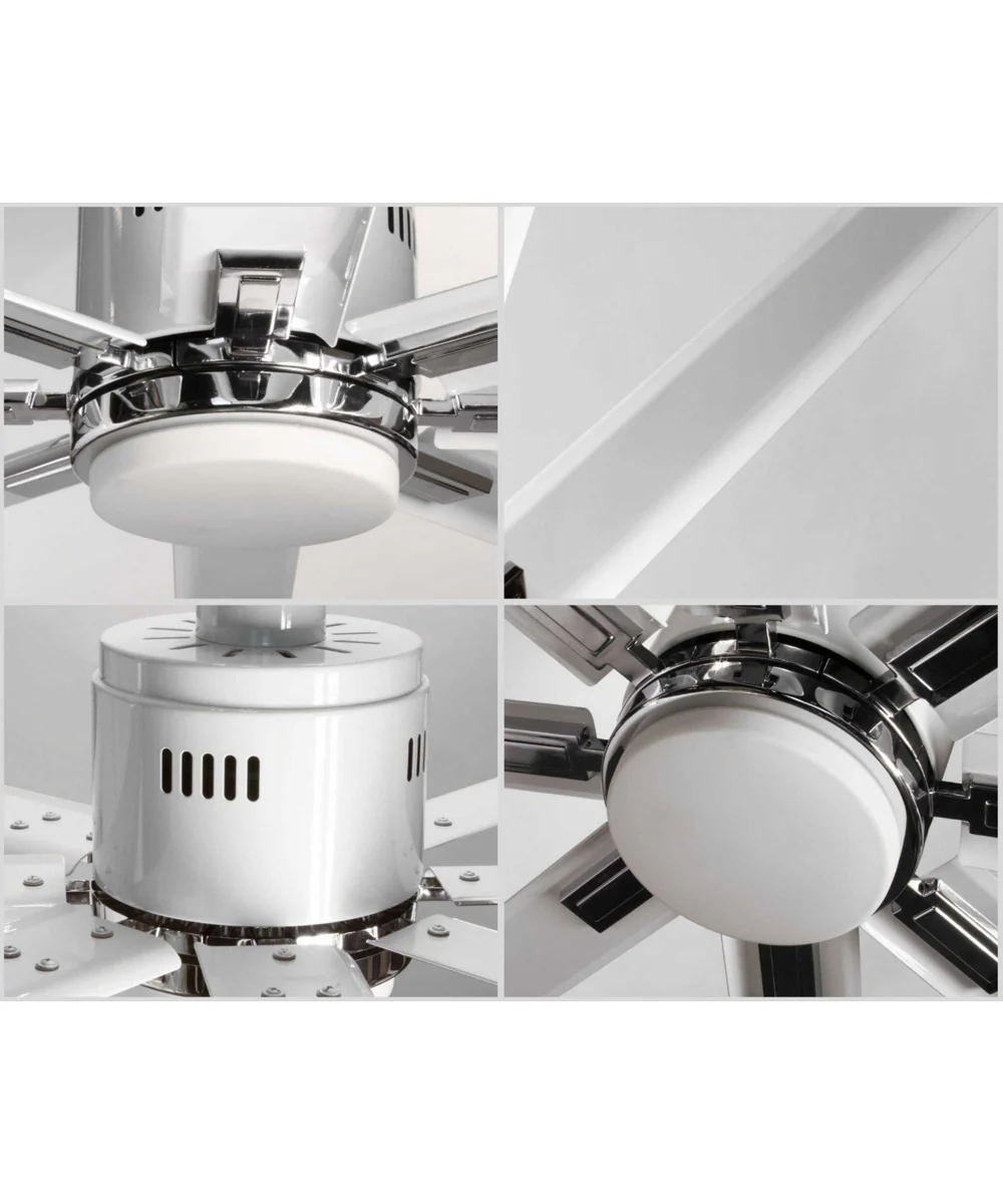 Vast 72" 18W Indoor/Outdoor LED 8-Blade Fan White - Image 12