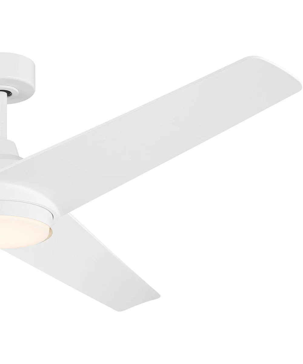 Velto 60-in. 3-Blade LED Modern Ceiling Fan Matte White - Image 7