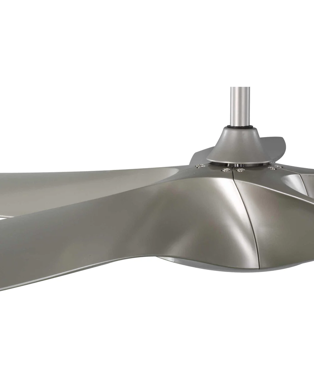 Vernal 60" 5-Blade Silver LED Wifi Transitional Indoor/Outdoor Smart DC Ceiling Fan Painted Nickel - Image 10