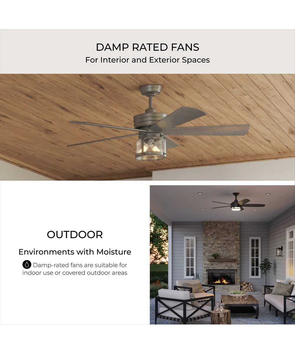 Vernal 60-in 5-Blade LED Wi-Fi Transitional Indoor/Outdoor Smart DC Ceiling Fan Satin White - Image 6