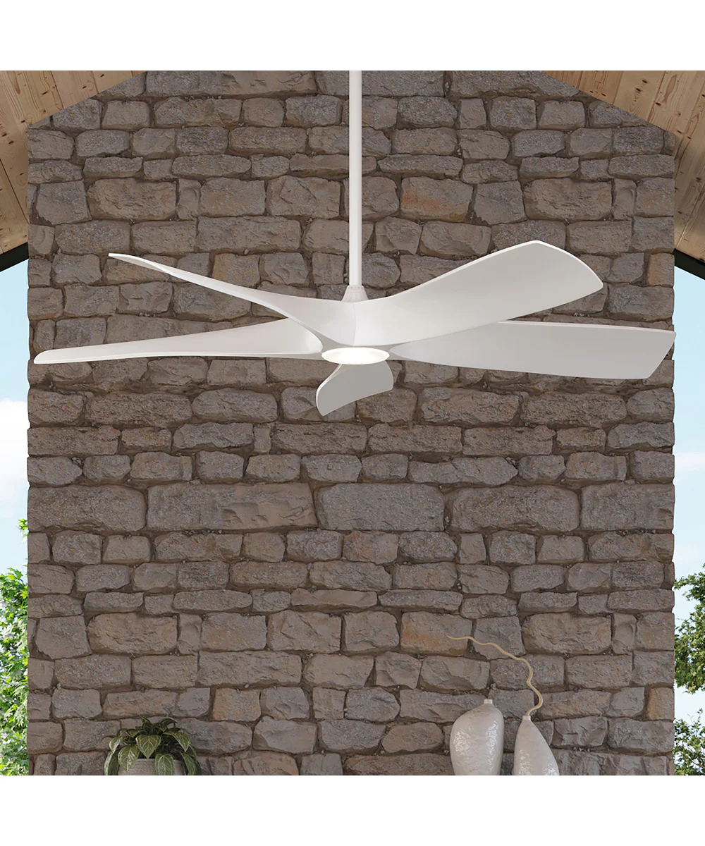 Vernal 60-in 5-Blade LED Wi-Fi Transitional Indoor/Outdoor Smart DC Ceiling Fan Satin White - Image 7
